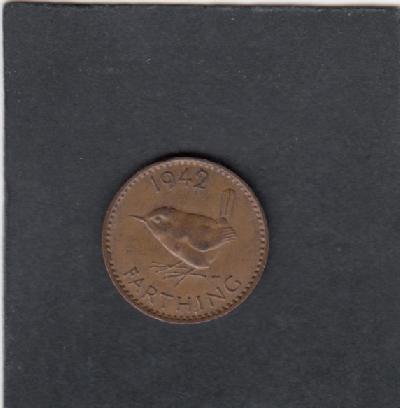 Beschrijving: 1 Farthing  GEORGIUS VI  